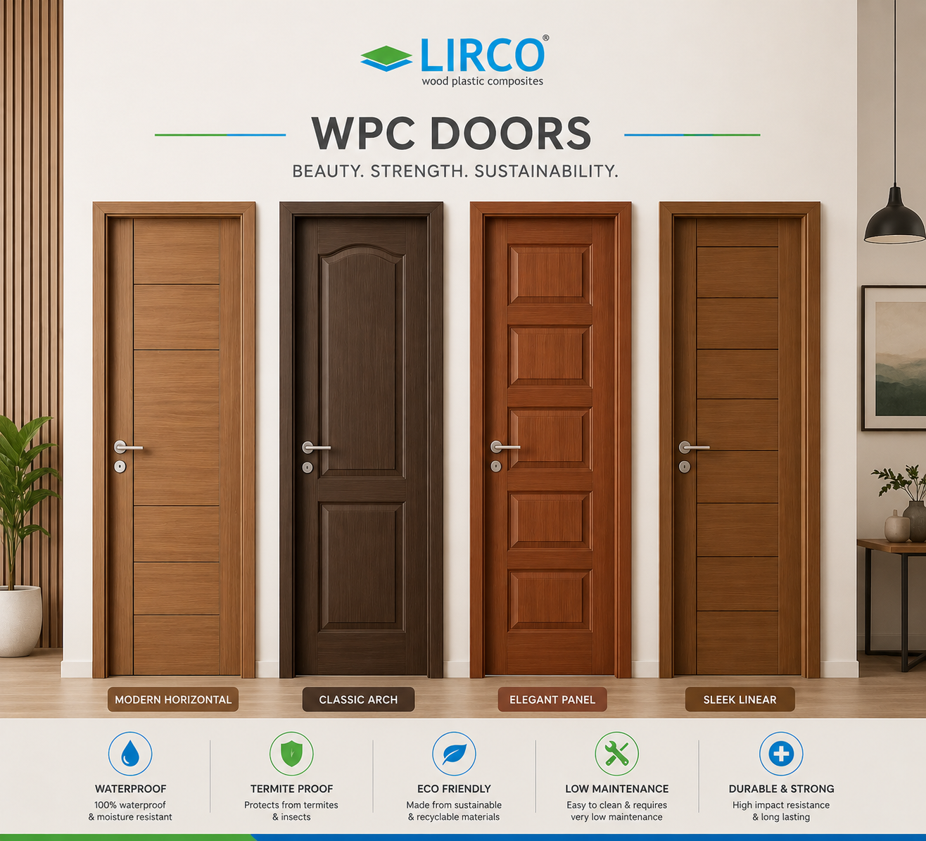 wpc doors manufacturers